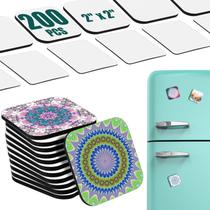 Ímãs de geladeira Frienda Sublimation Blank 100 peças Ímãs de geladeira Frienda Sublimation Blank 100 peças