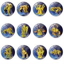 Imãs de geladeira Golds Saints Anime 12 unidades/lote para crianças
