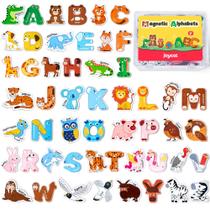 Ímãs de geladeira JoyCat Educational 26 Animals & Letters Kids