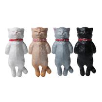 Ímãs de geladeira Sleeping Cat Resin Animal, 4 unidades Ímãs de geladeira Sleeping Cat Resin Animal, 4 unidades