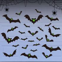 Ímãs de morcego para decoração de porta de garagem de Halloween 28 unidades