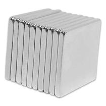 Imãs De Neodímio 10 Peças 10mm X 10mm X 1mm / Super Forte