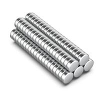 Ímãs de neodímio JIUMAG N35 Mini 6x2mm 100 unidades redondos Ímãs de neodímio JIUMAG N35 Mini 6x2mm 100 unidades redondos