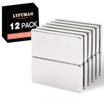 Ímãs de neodímio LYFUMAG 20x10x2mm, pacote com 12 unidades para geladeira Ímãs de neodímio LYFUMAG 20x10x2mm, pacote com 12 unidades para geladeira