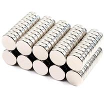 Ímãs de neodímio MIN CI 10x3mm, 100 unidades, redondos, pesados Ímãs de neodímio MIN CI 10x3mm, 100 unidades, redondos, pesados