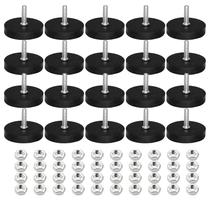 Ímãs de neodímio revestidos de borracha dcvbny M4/22mm - 20 unidades