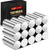 Ímãs de neodímio TRYMAG Small 150 unidades 12x2mm para geladeira Ímãs de neodímio TRYMAG Small 150 unidades 12x2mm para geladeira