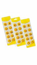 Imãs Decorativos Rosto Sorridente 30 Unid. 20mm