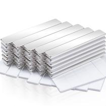 Ímãs em barra MAGXCENE Neodímio 60x10x3 mm com adesivo, pacote com 30