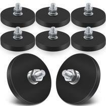 Ímãs revestidos de borracha MAGXCENE 30LBS Parafuso com rosca M6, 8 unidades Ímãs revestidos de borracha MAGXCENE 30LBS Parafuso com rosca M6, 8 unidades