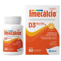 Imecalcio Cálcio 600mg + Vit D3 200ui Ossos Fortes Imunidade