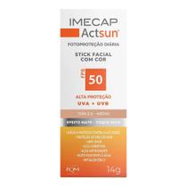 Imecap Cor 2.0 Médio Actsun FPS 50 Efeito Mate 14g Bastão