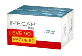 Imecap Hair Cabelos E Unhas Pague 60 E Leve 90 Capsulas