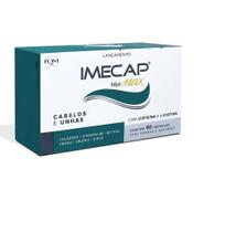 Imecap Hair Max 60 Cápsulas - Vitaminas para Cabelos e Unhas - FMQ