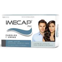 Imecap Hair Suplemento Mineral e Vitamínico com 60 Cápsulas - Divcom pharma