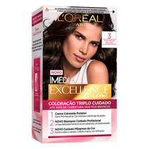 Imédia loreal tintura castanho escuro 3