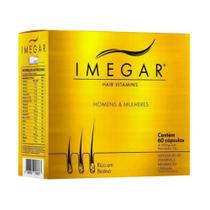 Imegar Hair Vitamins Homens & Mulheres 60 Cápsulas - Prowin Pharma
