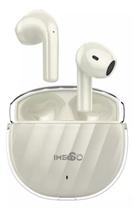 Imenso Fone de Ouvido Bluetooth IMS809 com ENC, Bluetooth 5.3, Cor Creme