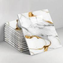 Imitação De Mármore 3D Azulejo Cerâmico Adesivo De Renovação De Parede À Prova D'água Autoadesivo