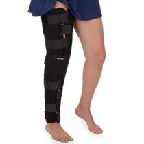 Imobilizador de Joelho Fixo Largo Bilateral Preto Imobilizador de Joelho Fixo Largo Bilateral Preto