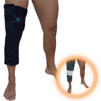 Imobilizador Joelho Fixo Bilateral 70 Cm Preto Tamanho P/M Imobilizador Joelho Fixo Bilateral 70 Cm Preto Tamanho P/M