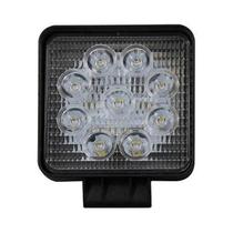 IMP550.105 Farol Auxiliar Quadrado 9 Led 6000k 12/24v Fino