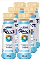 Impact 200 ml Baunilha - Kit com 6 unidades - Nestlé Health Science