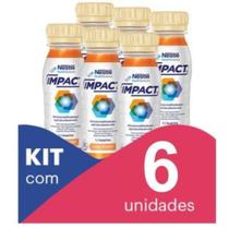 Impact 200 ml Pêssego - Kit com 6 unidades