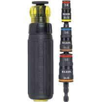 Impact Driver Klein Tools 32910RCHT 7 em 1 com conjunto de soquetes SAE