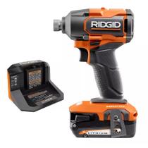 Impact Driver RIDGID 18V Sem Fio e Sem Escova - 1/4" com Kit