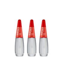 Impala Esmalte Tratamento Base Super Brilho 051 - 3 Unidades