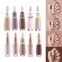 Impala Kit 10 Esmaltes Tons Nude Impala Kit 10 Esmaltes Tons Nude