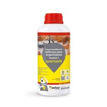 Impermeabilizante Aditivo Para Argamassa E Concreto Tecplus 1 1l Quartzolit