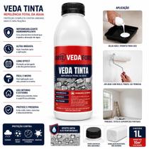 Impermeabilizante Hidrorrepelente Veda Tinta 1L Efeito Gota Alta Performance Proteção Pintura Umidade Mofo Interno Externo Veda Forte Impermeabilizante Hidrorrepelente Veda Tinta 1L Efeito Gota Alta Performance Proteção Pintura Umidade Mofo Interno Externo Veda Forte