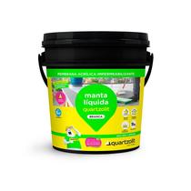 Impermeabilizante Para Laje Branco Quartzolit 18Kg Manta Líquida Flexível Anti Infiltração Impermeabilizante Para Laje Branco Quartzolit 18Kg Manta Líquida Flexível Anti Infiltração