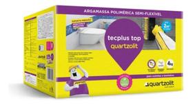 Impermeabilizante Piscinas, reservatórios, áreas molhadas TECPLUS TOP Quartzolit 4kg Impermeabilizante Piscinas, reservatórios, áreas molhadas TECPLUS TOP Quartzolit 4kg
