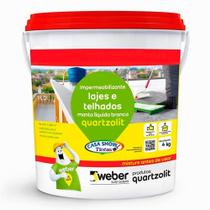 Impermeabilizante Quartzolit .Manta Liquida Branca 4,5Kg Impermeabilizante Quartzolit .Manta Liquida Branca 4,5Kg