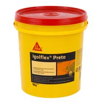 Impermeabilizante sika igolflex preto 3,6 l