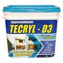 Impermeabilizante Tecryl D-3 4kg Branco