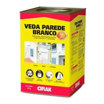 Impermeabilizante Veda Parede Branco 18KG para Muros com Ação Antimofo e Seladora Ciplak Impermeabilizante Veda Parede Branco 18KG para Muros com Ação Antimofo e Seladora Ciplak