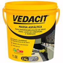 Impermeabilizante Vedacit Massa Asfáltica Frioasfalto 3,9 Kilos - 121784 - VEDACIT