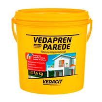 Impermeabilizante Vedapren Parede Branco Galão 3,6 Kg - Otto Baumgard - Vedacit
