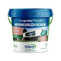 Impermeabilizante Viapol Fuseprotec para Parede Branco Galão com 3,6 Litros