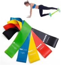 IMPORTADO Kit 5 Fitas Elásticas Musculação Fisioterapia Exercício IMPORTADO Kit 5 Fitas Elásticas Musculação Fisioterapia Exercício