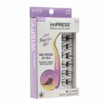 ImPRESS Press-on Falsies Irreal Wispy Kit - 12 Cílios Postiços + 1 Mini Aplicador ImPRESS Press-on Falsies Irreal Wispy Kit - 12 Cílios Postiços + 1 Mini Aplicador