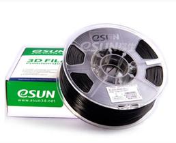 Impressão 3D Filamento ESUN ABS - 1,75mm- cor preto - rolo 1kg