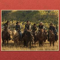 Impressão artística de parede de pôster da série de TV Yellowstone 42x30cm
