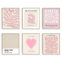Impressão artística de parede Habseligkeit Matisse Pink 20x25cm sem moldura Impressão artística de parede Habseligkeit Matisse Pink 20x25cm sem moldura