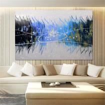 Impressão artística em tela Pintura de parede 90x60cm Abstrato moderno