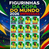 Impressão De Figurinhas Da Copa 2026 - Selação Brasil